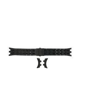 Uhrenarmband Pulsar YM62-X204-PF3843X1 Stahl Schwarz