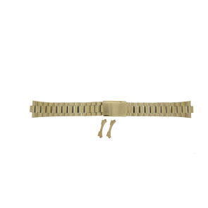 Uhrenarmband Seiko SDW010J1 / 7T32-6A5A / Z1506K Stahl Vergoldet 19mm
