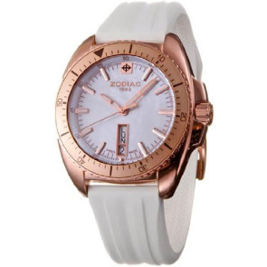 Uhrenarmband Zodiac ZO5524 Kautschuk Weiss