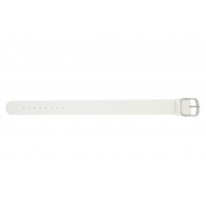 Uhrenarmband CCC.1061 / ZO61 Leder Weiss 16mm