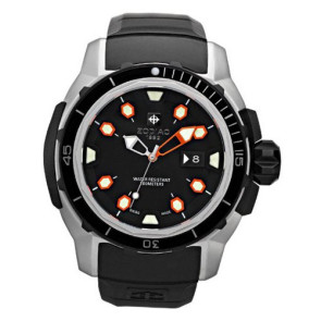 Uhrenarmband Zodiac ZO8606 Kautschuk Schwarz