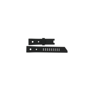 Uhrenarmband Zodiac ZO9212 / ZO9214 / ZO9216 / ZO9256 / ZO9269 / ZO9265 / ZO9289 Kautschuk Schwarz 20mm