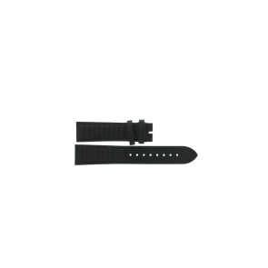 Uhrenarmband Zodiac ZO9602 / GRANDRALLY Leder Schwarz 20mm