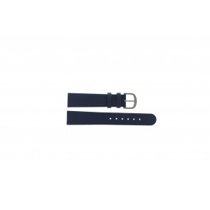 Danish Design Uhrenarmband ADDBE18 Leder Blau 18mm 