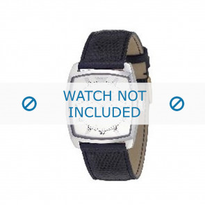 Armani Uhrenarmband AR-0309 Leder Schwarz 22mm