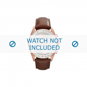Uhrenarmband Armani AR5995 Leder Braun 23mm