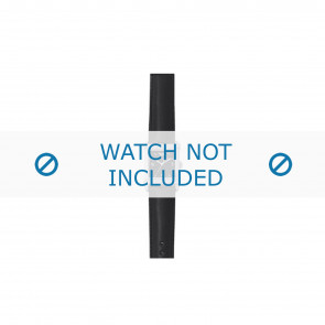 Armani Uhrenarmband AR-5601 Leder Schwarz 18mm 