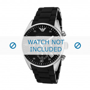 Armani Uhrenarmband AR5868 Metall Schwarz 20mm
