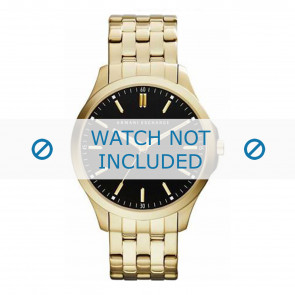 Uhrenarmband Armani AX2145 / 12xxxx Stahl Vergoldet 22mm