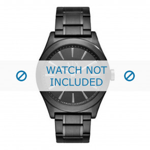 Armani Uhrenarmband AX2322 Metall Schwarz