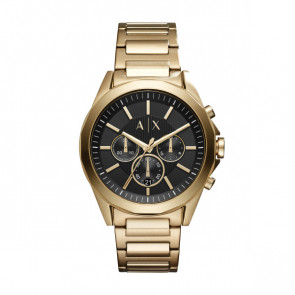 Uhrenarmband Armani Exchange AX2611 Stahl Vergoldet 22mm