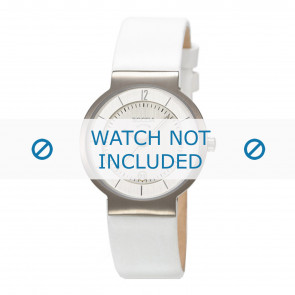 Boccia Uhrenarmband 3123-04 (BO3123-04-40) Leder Weiss