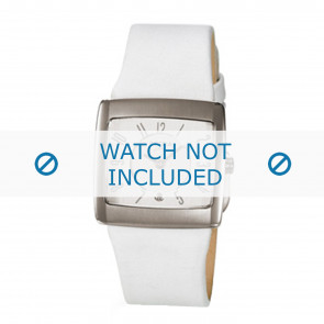 Boccia Uhrenarmband 3150-01-BO3150-01-40 Leder Weiss