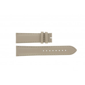Uhrenarmband Burberry BU9010 / BU9022 / BU1772 / BU9010 / BU9023 / BU9024 Leder Beige 20mm