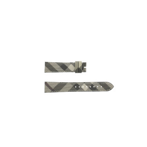 Uhrenarmband Burberry BU9118 / PVC Antima 31463 Leder Mehrfarbig 18mm