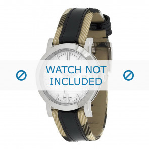 Burberry Uhrenarmband BU1388 Leder Beige + standardnähte