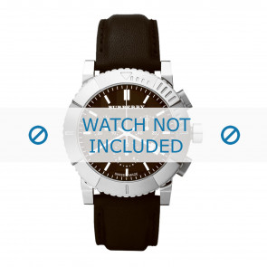 Uhrenarmband Burberry BU2307 Leder Braun 22mm