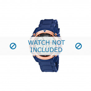 Uhrenarmband Calypso K5577-8 Kautschuk Blau 22mm