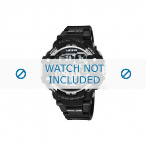 Uhrenarmband Calypso K5674-1 Kunststoff Schwarz 14mm