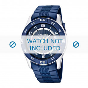 Uhrenarmband Calypso K6062-2 Kautschuk Blau 24mm