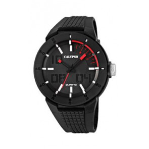 Uhrenarmband Calypso k5629-2 Kunststoff Schwarz 20mm