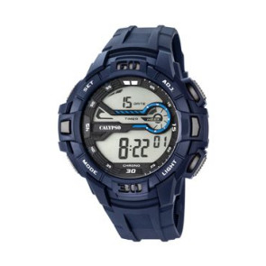 Uhrenarmband Calypso K5695-2 / K5695-1 Kautschuk Blau