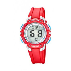 Uhrenarmband Calypso K5739/1 / BC09880 Kunststoff Rot 20mm