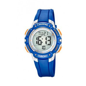 Uhrenarmband Calypso K5739-2 / BC09881 Kunststoff Blau 19mm