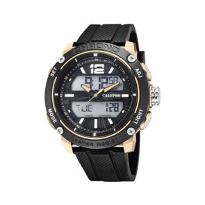 Uhrenarmband Calypso K5796-3 Kunststoff Schwarz 24mm