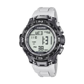 Uhrenarmband Calypso K5816/3 Kunststoff Weiss