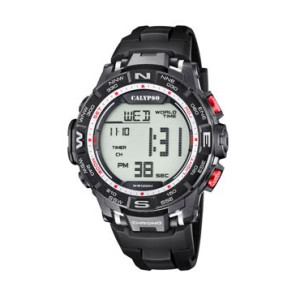 Uhrenarmband Calypso K5816/4 Kunststoff Schwarz