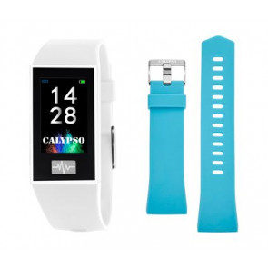 Uhrenarmband Smartwatch Calypso K8500-1 Kunststoff Türkis 13mm