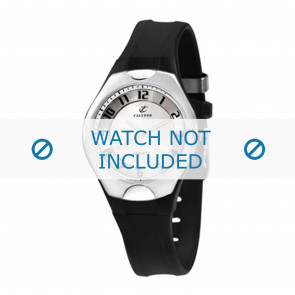 Uhrenarmband Calypso K5162-1 / K5162-2 / K5162-3 Kunststoff Schwarz 14mm