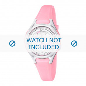 Uhrenarmband Calypso K5575-2 Kunststoff Rosa 13mm