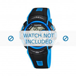 Uhrenarmband Calypso K5610.6 Kautschuk Blau 24mm
