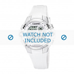 Uhrenarmband Calypso K5617-1 Kunststoff Weiss 11mm