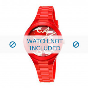 Uhrenarmband Calypso K5678-6 Kunststoff Rot 13mm
