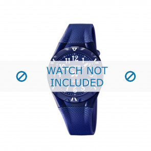 Uhrenarmband Calypso K6064-3 Kunststoff Blau 13mm
