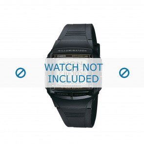 Uhrenarmband Casio DB-36-1AVEF / DB-36-1AV / 10079756 Kunststoff Schwarz 18mm