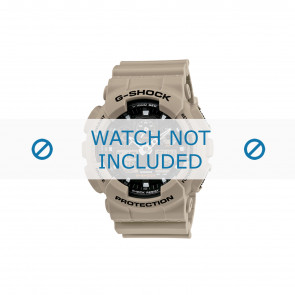 Casio Uhrenarmband 10443549 Kunststoff Creme weiß 16mm 
