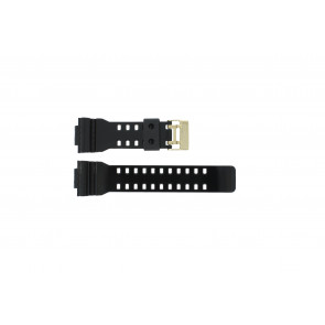 Uhrenarmband Casio GA-110GB / GA-710GB / 10391028 Kautschuk Schwarz 15mm
