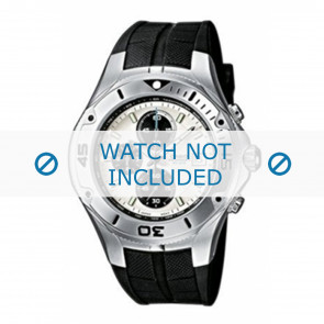 Casio Uhrenarmband MDV-501 Kunststoff Schwarz