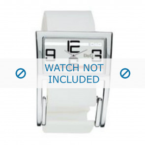 Uhrenarmband Dolce & Gabbana 3719251192 Leder Weiss 18mm