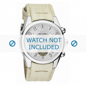 Dolce & Gabbana Uhrenarmband DW0258 Leder Cremeweiß / Beige