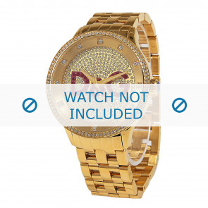 Uhrenarmband Dolce & Gabbana DW0377 Stahl Vergoldet 22mm