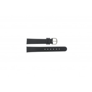 Danish Design Uhrenarmband ADDBL16 Leder Schwarz 16mm