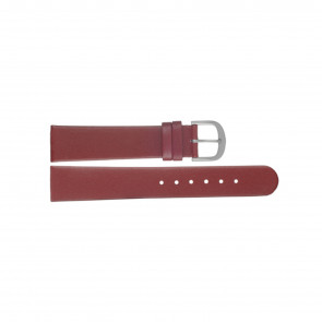 Danish Design Uhrenarmband ADDRD18 Leder Rot 18mm 