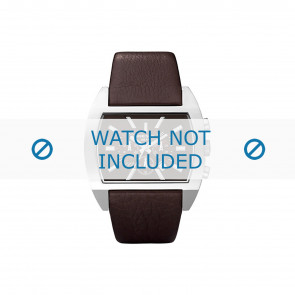 Diesel Uhrenarmband DZ4138 Leder Dunkelbraun