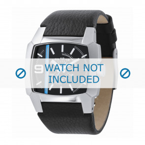 Uhrenarmband Diesel DZ1131 Leder Schwarz 25mm