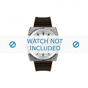 Diesel Uhrenarmband DZ1249 Silikon Braun 28mm